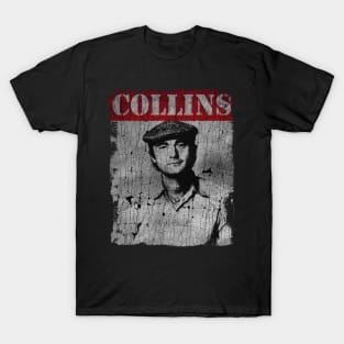 TEXTURE ART - Phil Collins Potrait 80s T-Shirt